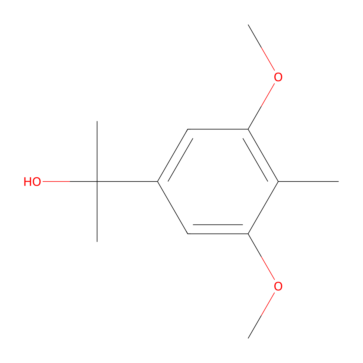 2-(3,5-Dimethoxy-4-methylphenyl)propan-2-ol molecular structure, CAS 1896337-31-7