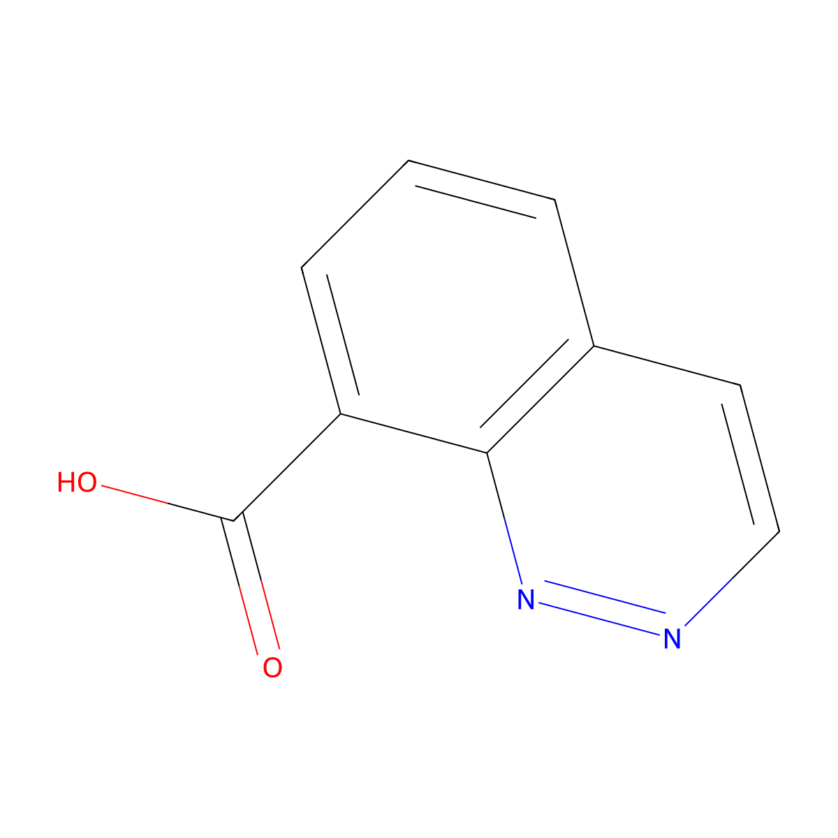 Cinnoline-8-carboxylic acid molecular structure, CAS 1896374-95-0