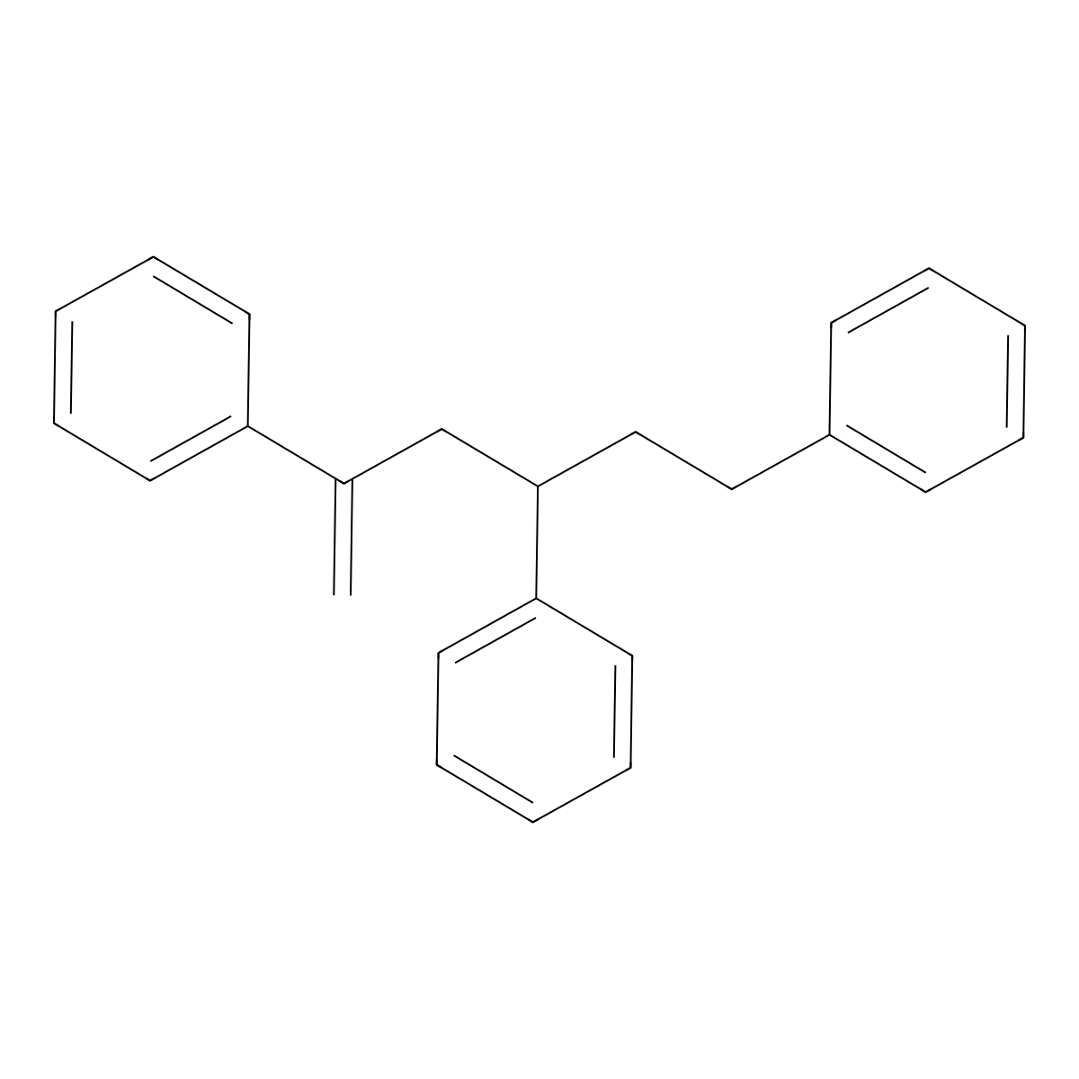 2,4,6-Triphenyl-1-hexene molecular structure, CAS 18964-53-9