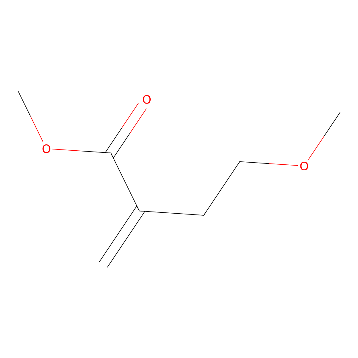 Methyl 4-methoxy-2-methylidenebutanoate molecular structure, CAS 1896503-13-1