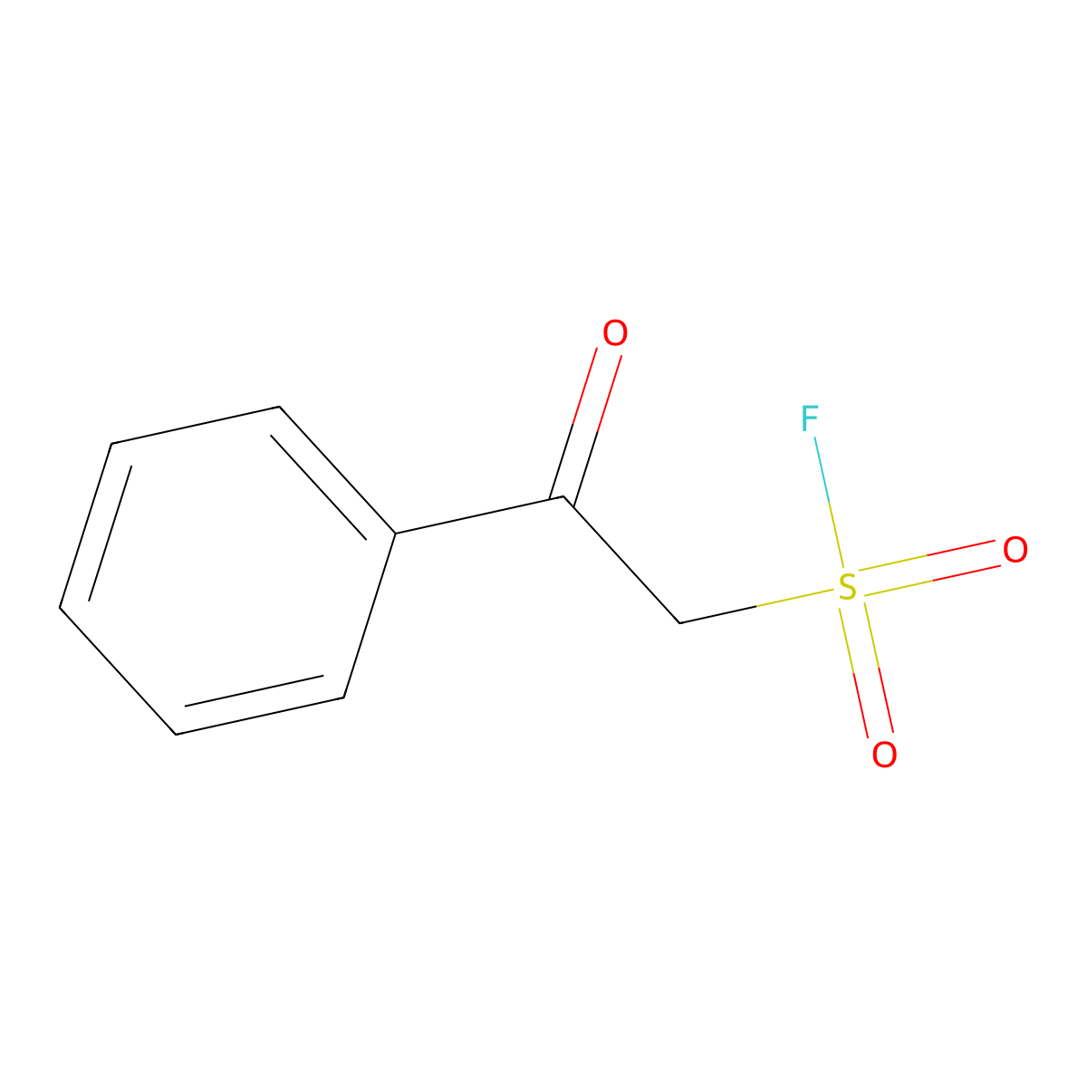 2-Oxo-2-phenylethane-1-sulfonyl fluoride molecular structure, CAS 1896686-45-5