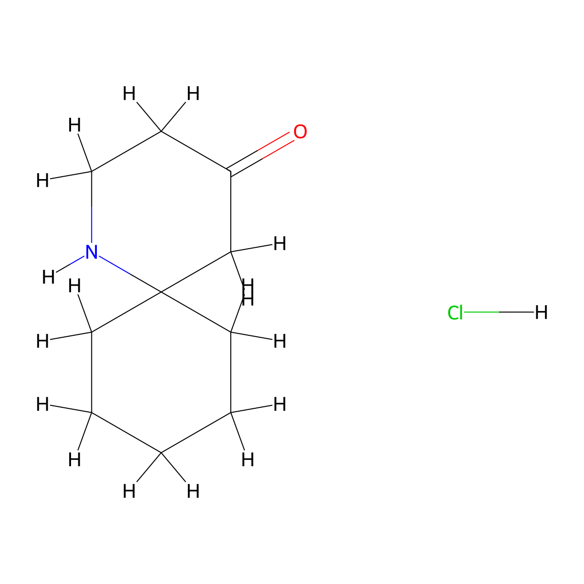 1-Aza-spiro[5.5]undecan-4-one hydrochloride molecular structure, CAS 1896689-93-2
