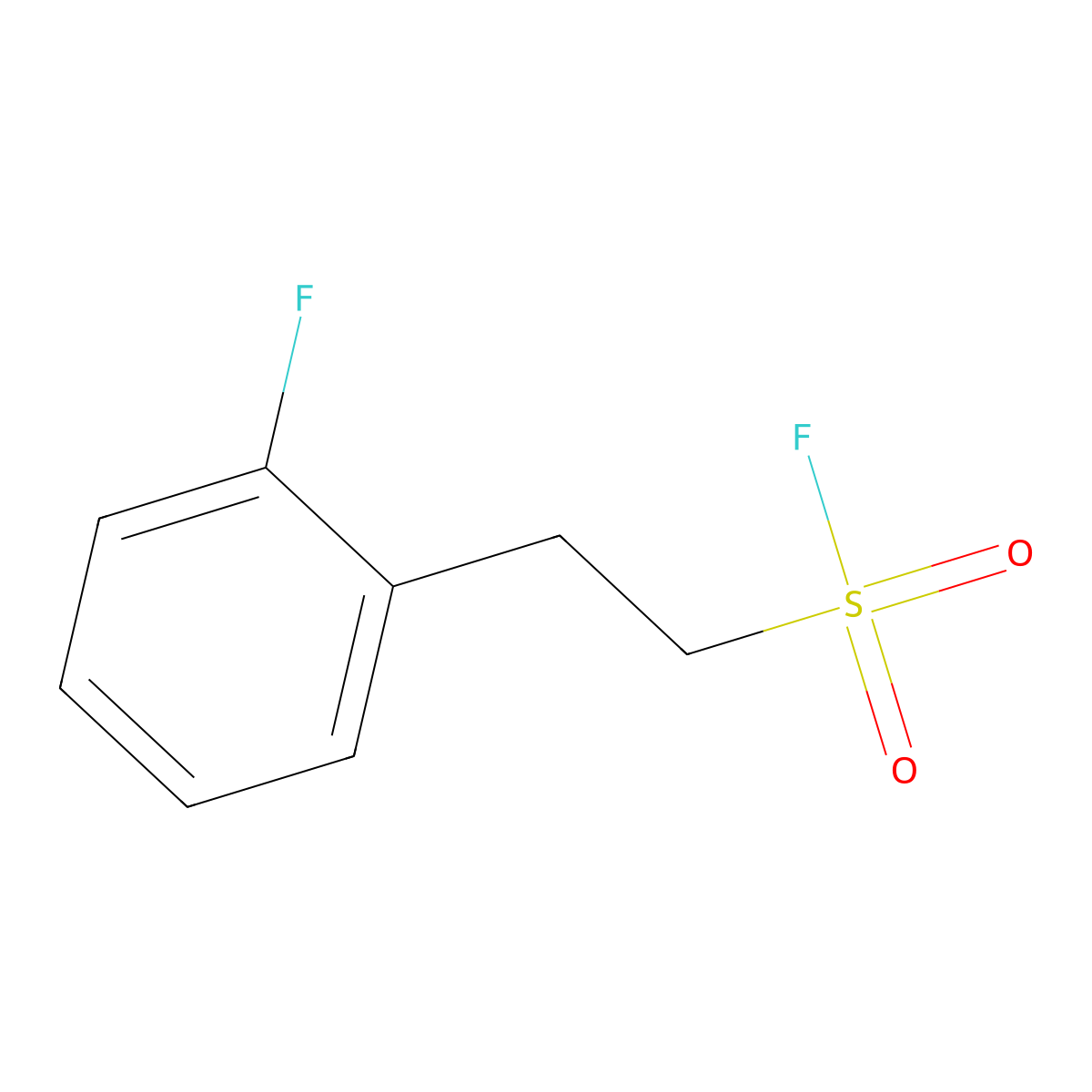 2-(2-Fluorophenyl)ethane-1-sulfonyl fluoride molecular structure, CAS 1896692-14-0