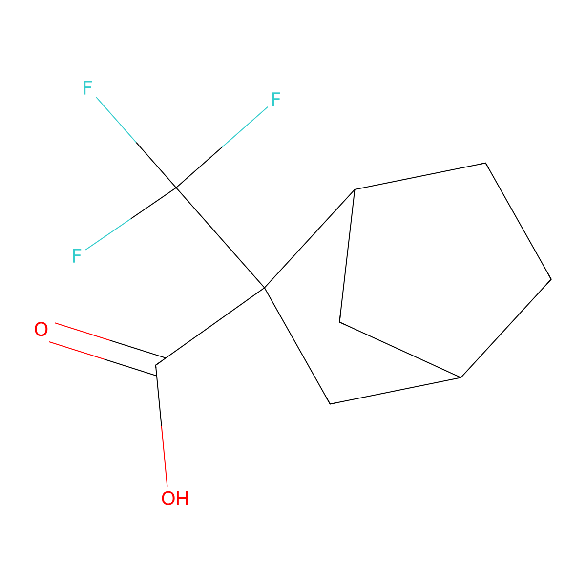 2-(Trifluoromethyl)bicyclo[2.2.1]heptane-2-carboxylic acid molecular structure, CAS 1896752-94-5