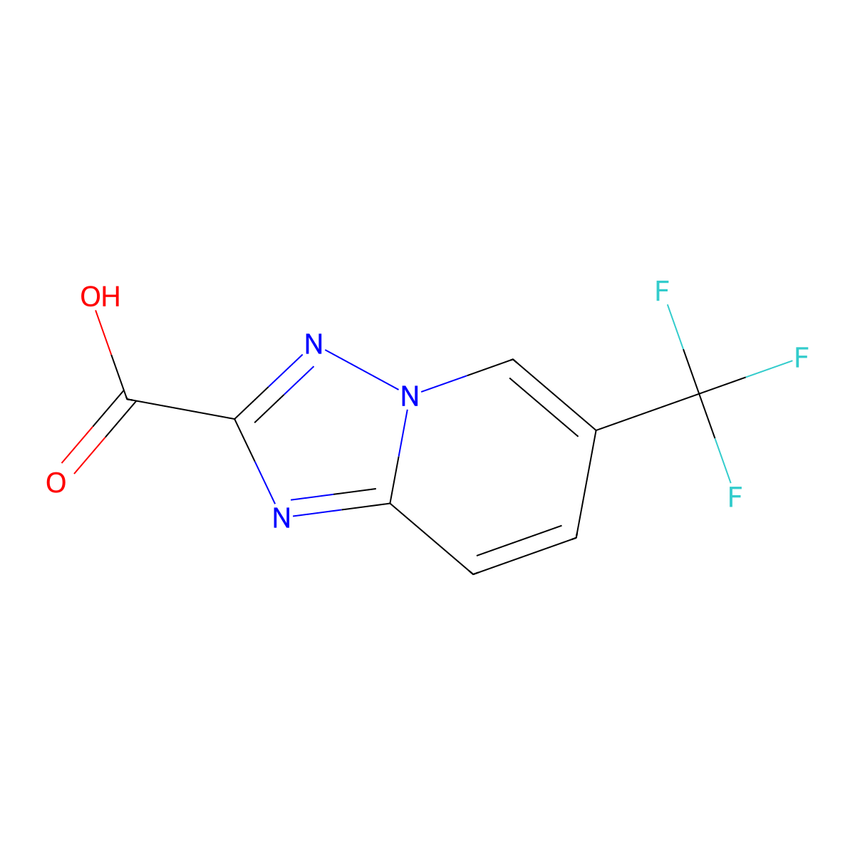 6-(Trifluoromethyl)-[1,2,4]triazolo[1,5-a]pyridine-2-carboxylic acid molecular structure, CAS 1896831-02-9