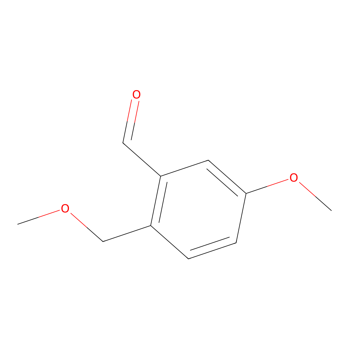 5-Methoxy-2-(methoxymethyl)-benzaldehyde molecular structure, CAS 1896924-42-7