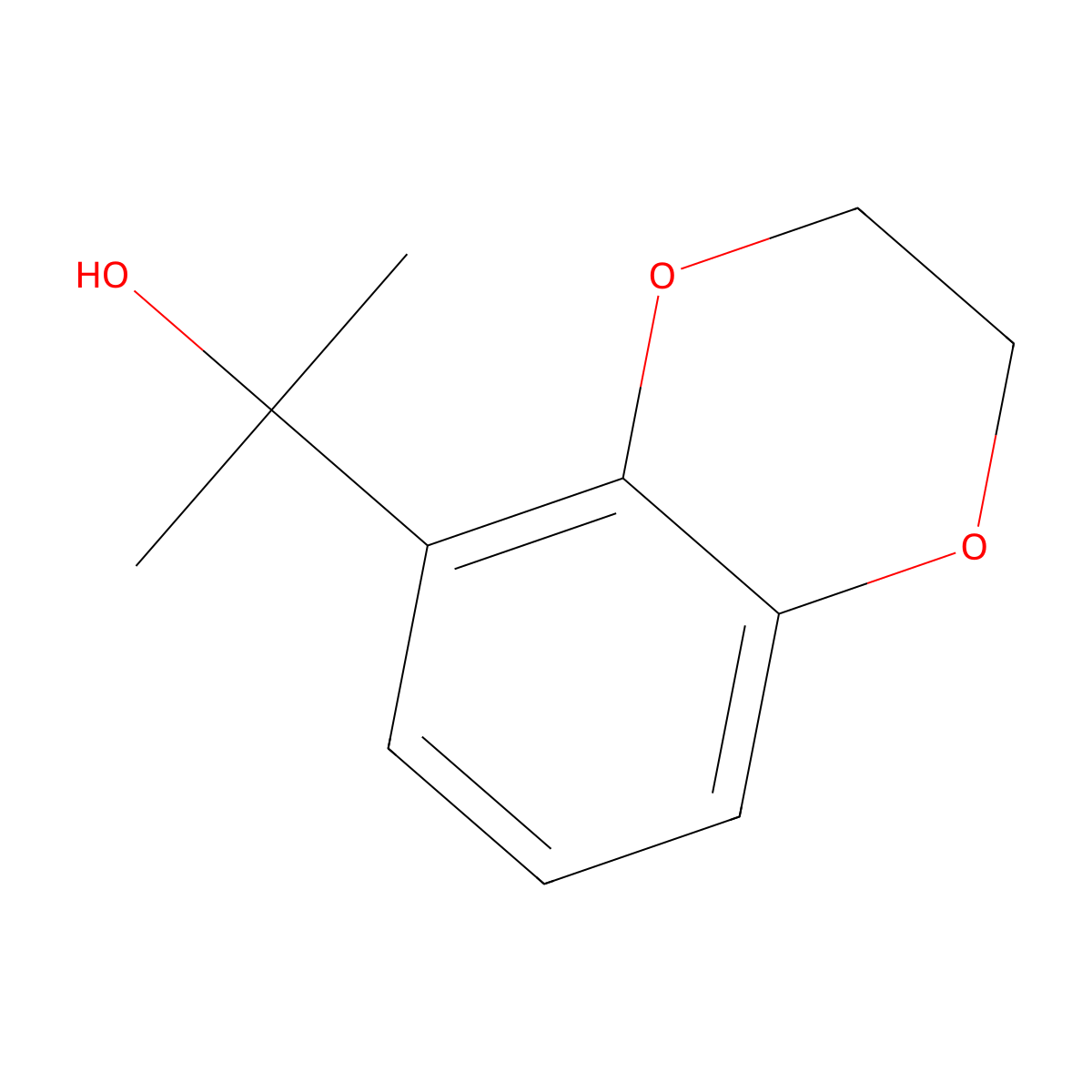 2-(2,3-Dihydro-1,4-benzodioxin-5-yl)propan-2-ol molecular structure, CAS 1897000-56-4