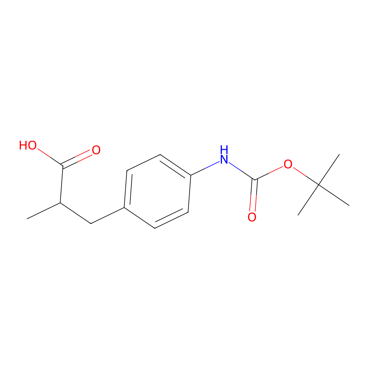 3-(4-{[(Tert-butoxy)carbonyl]amino}phenyl)-2-methylpropanoic acid molecular structure, CAS 1897069-64-5