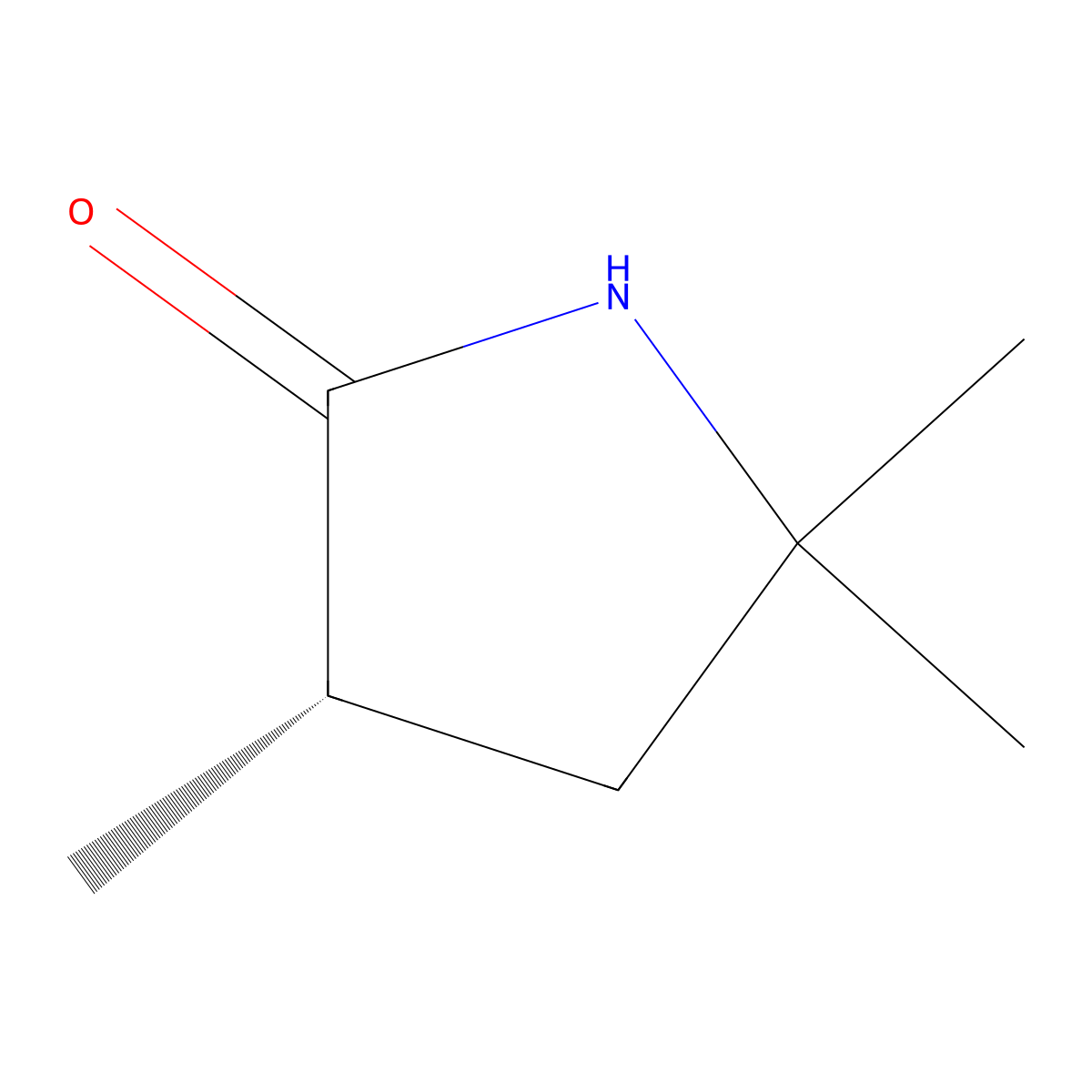 (S)-3,5,5-Trimethylpyrrolidin-2-one molecular structure, CAS 1897387-75-5