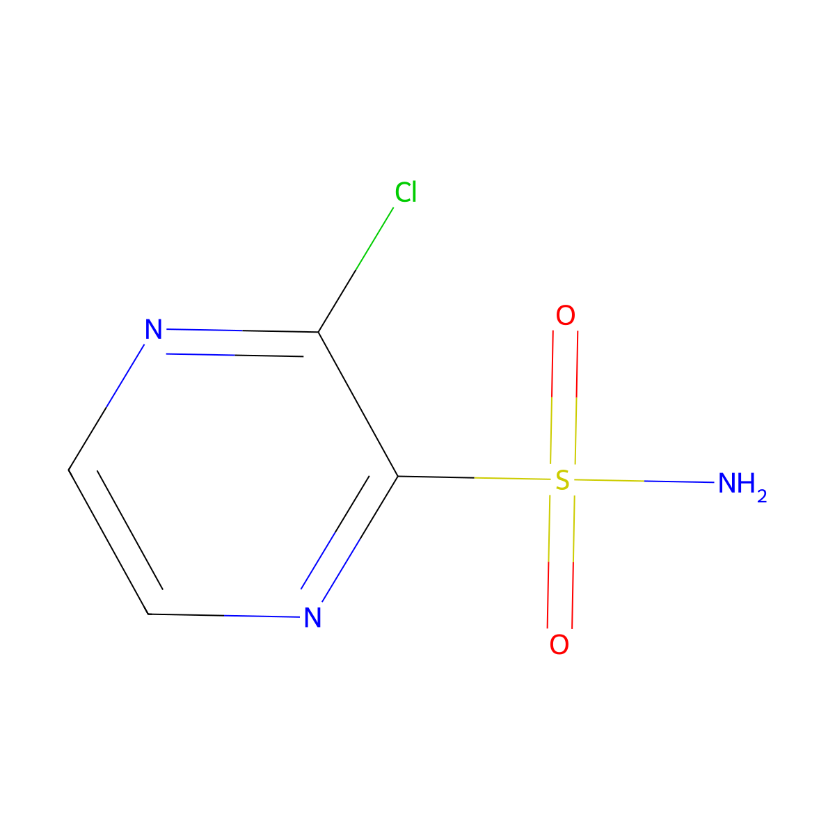 3-Chloropyrazine-2-sulfonamide molecular structure, CAS 1897428-21-5