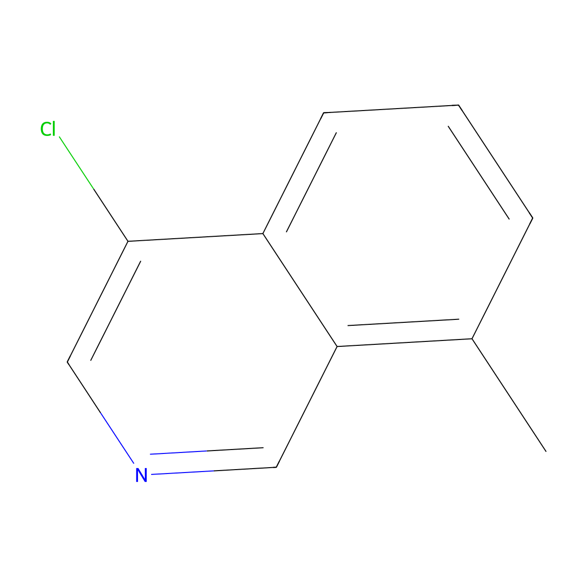 4-CHloro-8-methylisoquinoline molecular structure, CAS 1897522-31-4