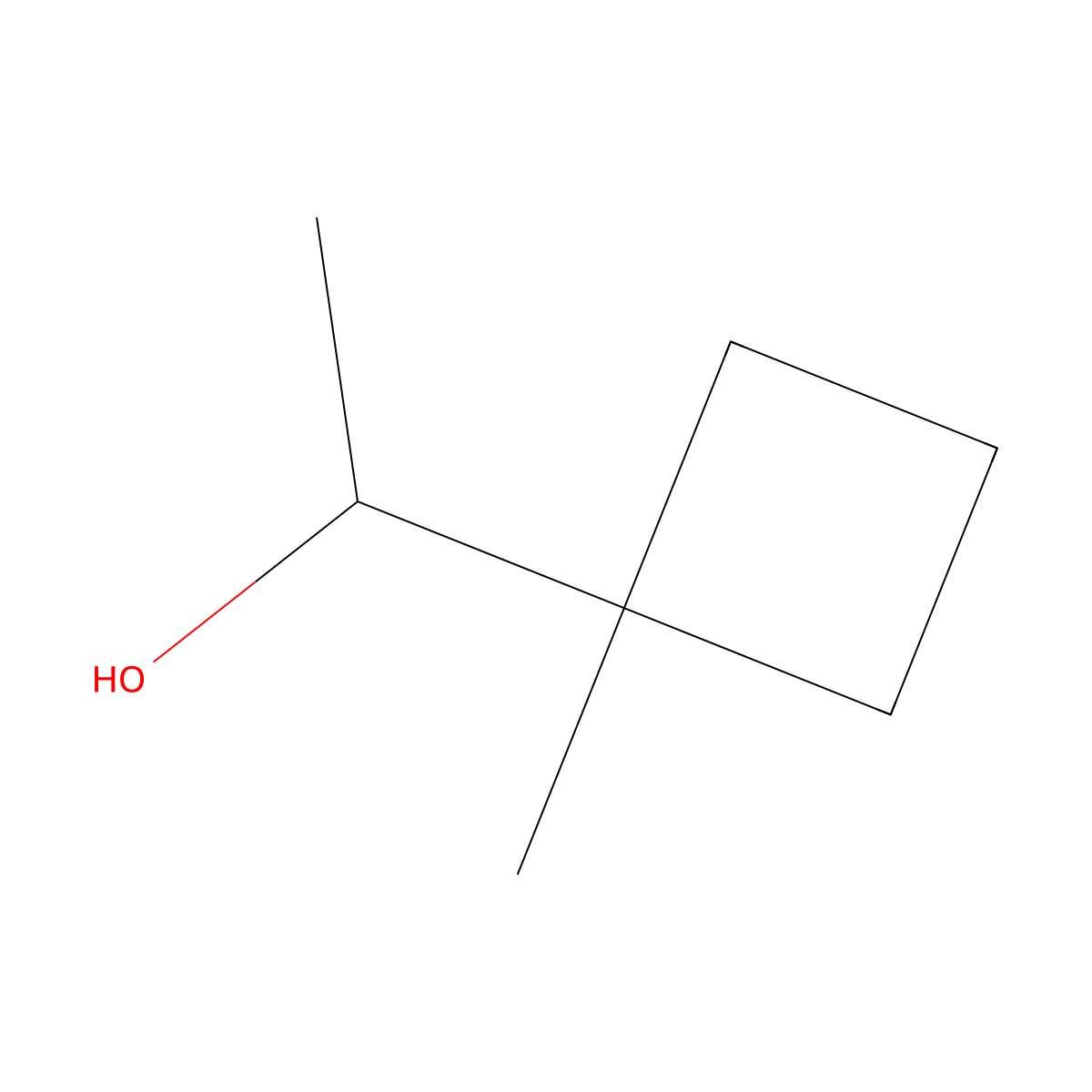 1-(1-Methylcyclobutyl)ethanol molecular structure, CAS 1897547-99-7