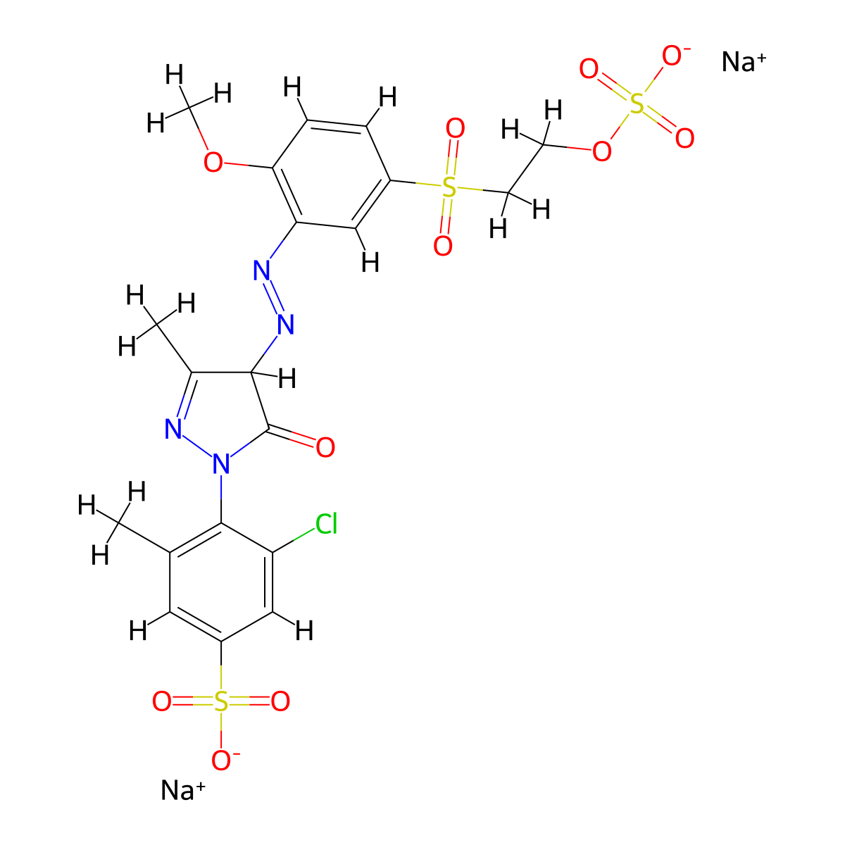C.I. Reactive Yellow 14 molecular structure, CAS 18976-74-4