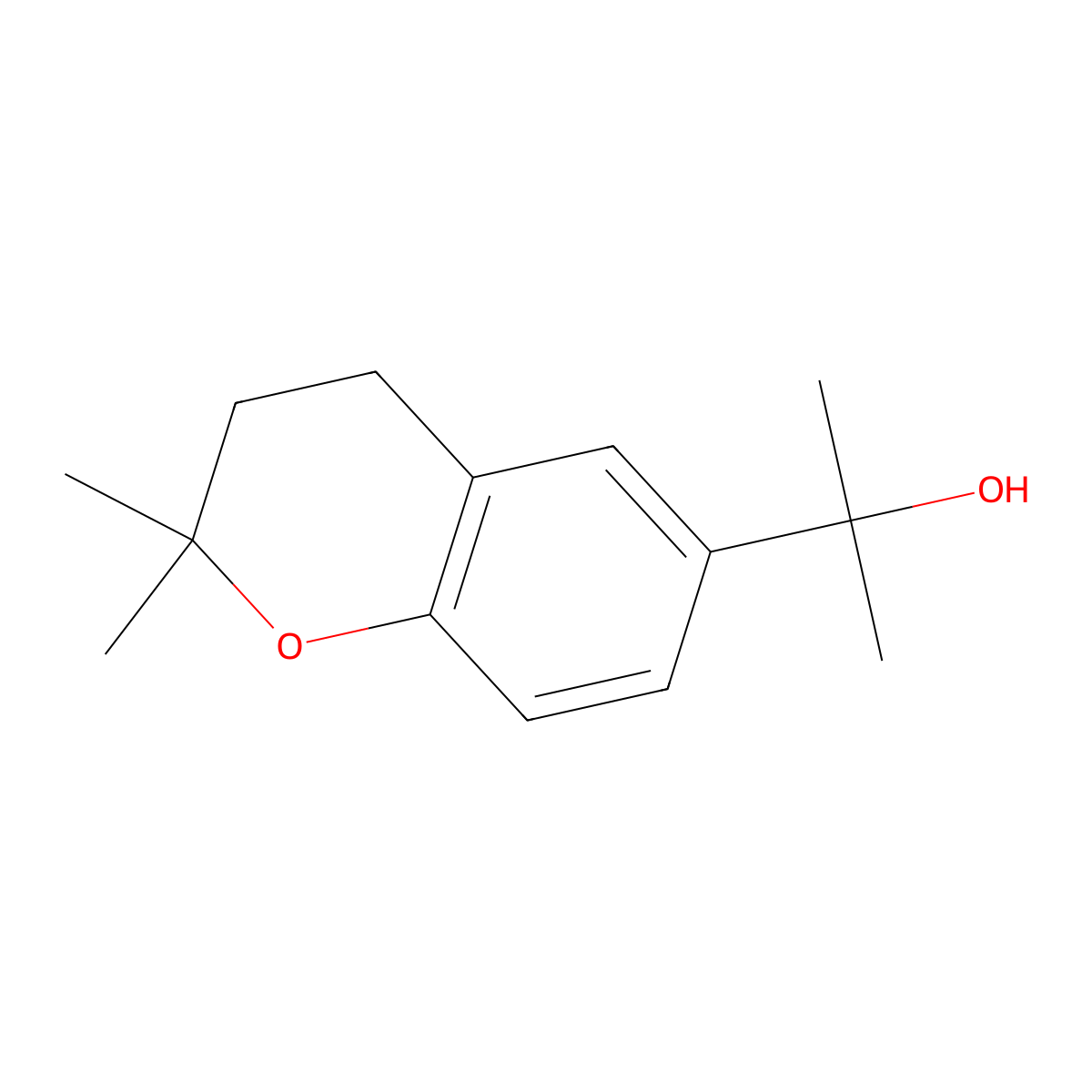 2-(2,2-dimethyl-3,4-dihydro-2H-1-benzopyran-6-yl)propan-2-ol molecular structure, CAS 1897732-96-5