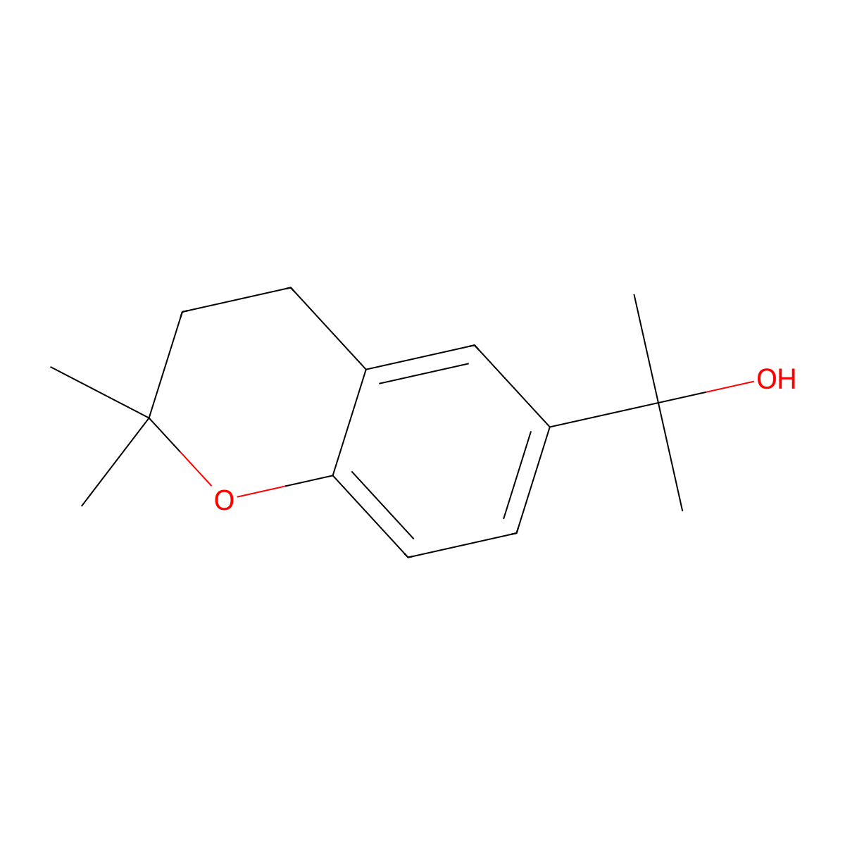 2-(2,2-dimethyl-3,4-dihydro-2H-1-benzopyran-6-yl)propan-2-ol molecular structure, CAS 1897732-96-5