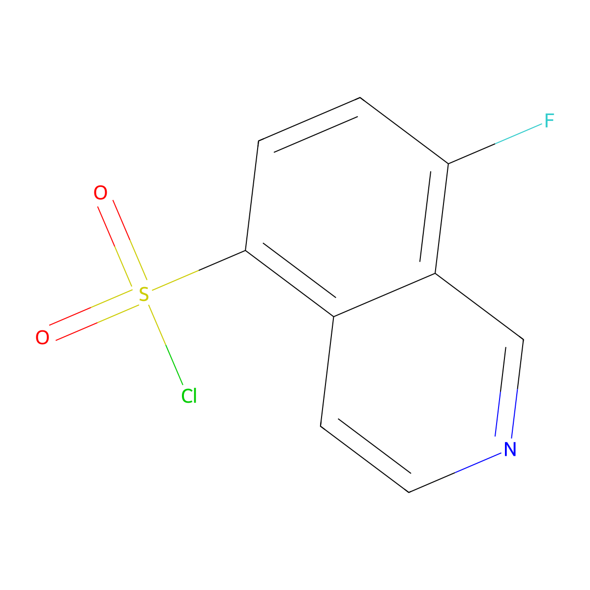 8-Fluoroisoquinoline-5-sulfonyl chloride molecular structure, CAS 1897737-67-5