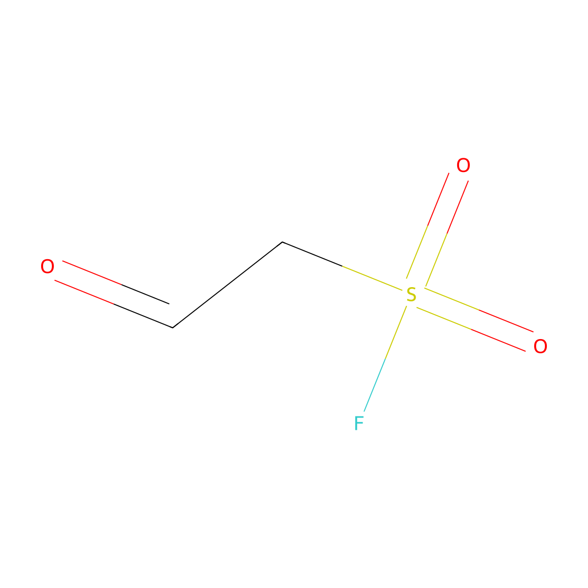 2-Oxoethane-1-sulfonyl fluoride molecular structure, CAS 1897759-07-7