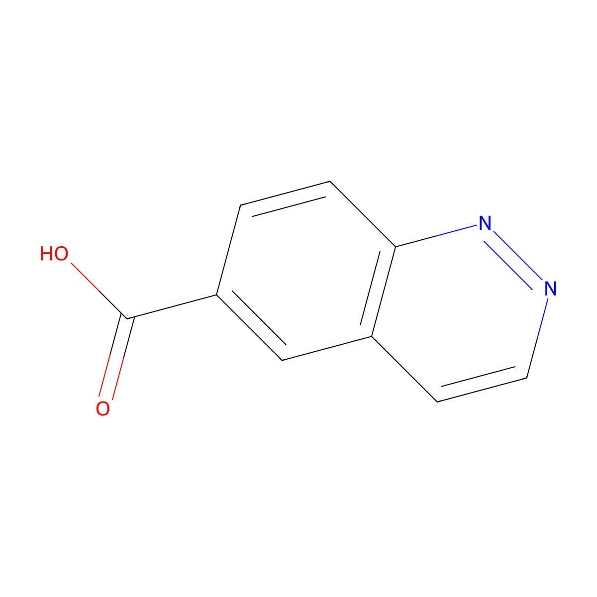 Cinnoline-6-carboxylic acid molecular structure, CAS 1897761-85-1
