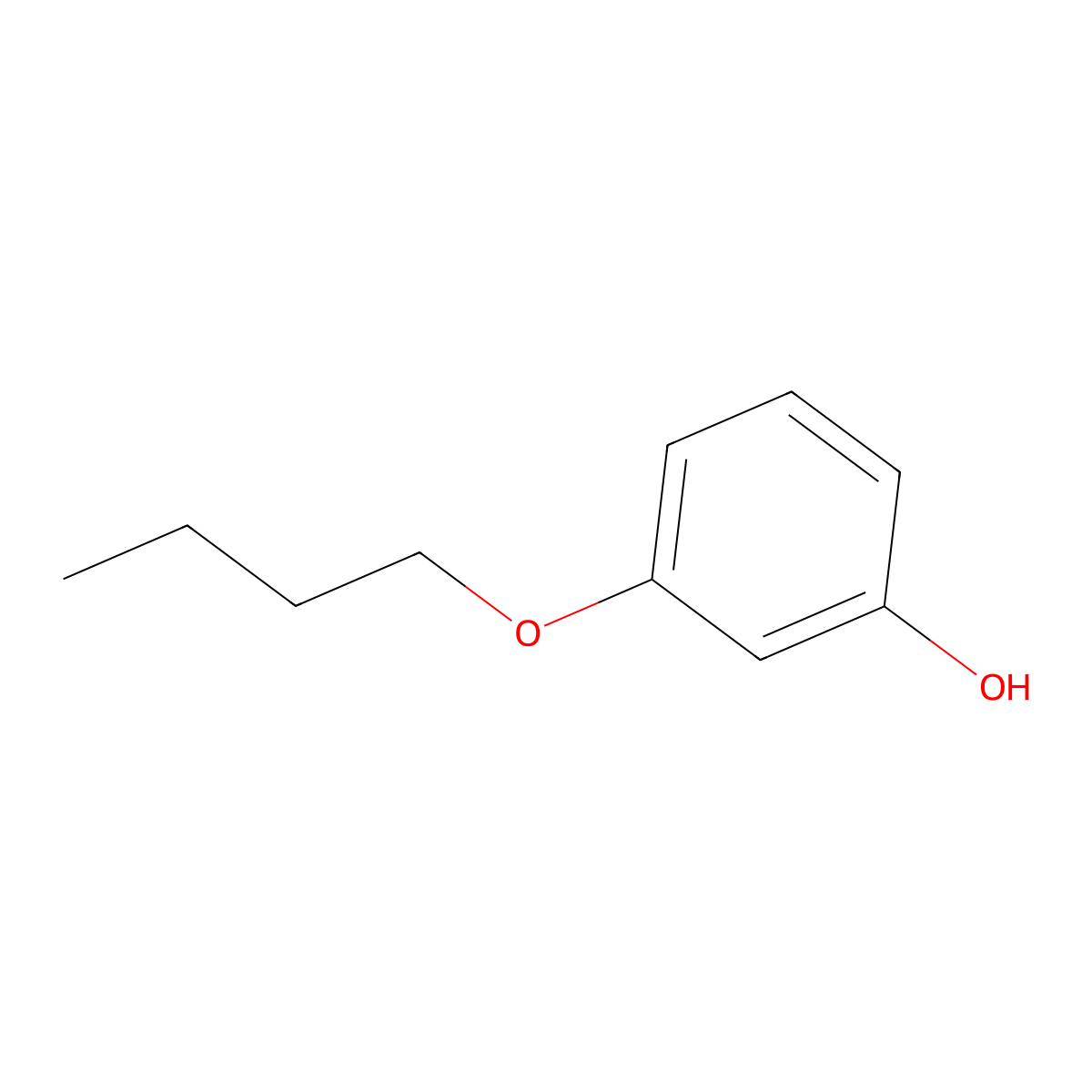 3-Butoxyphenol molecular structure, CAS 18979-72-1