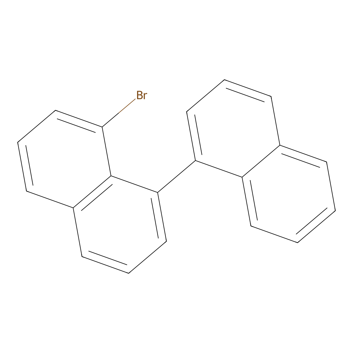8-Bromo-1,1'-binaphthalene molecular structure, CAS 189824-08-6