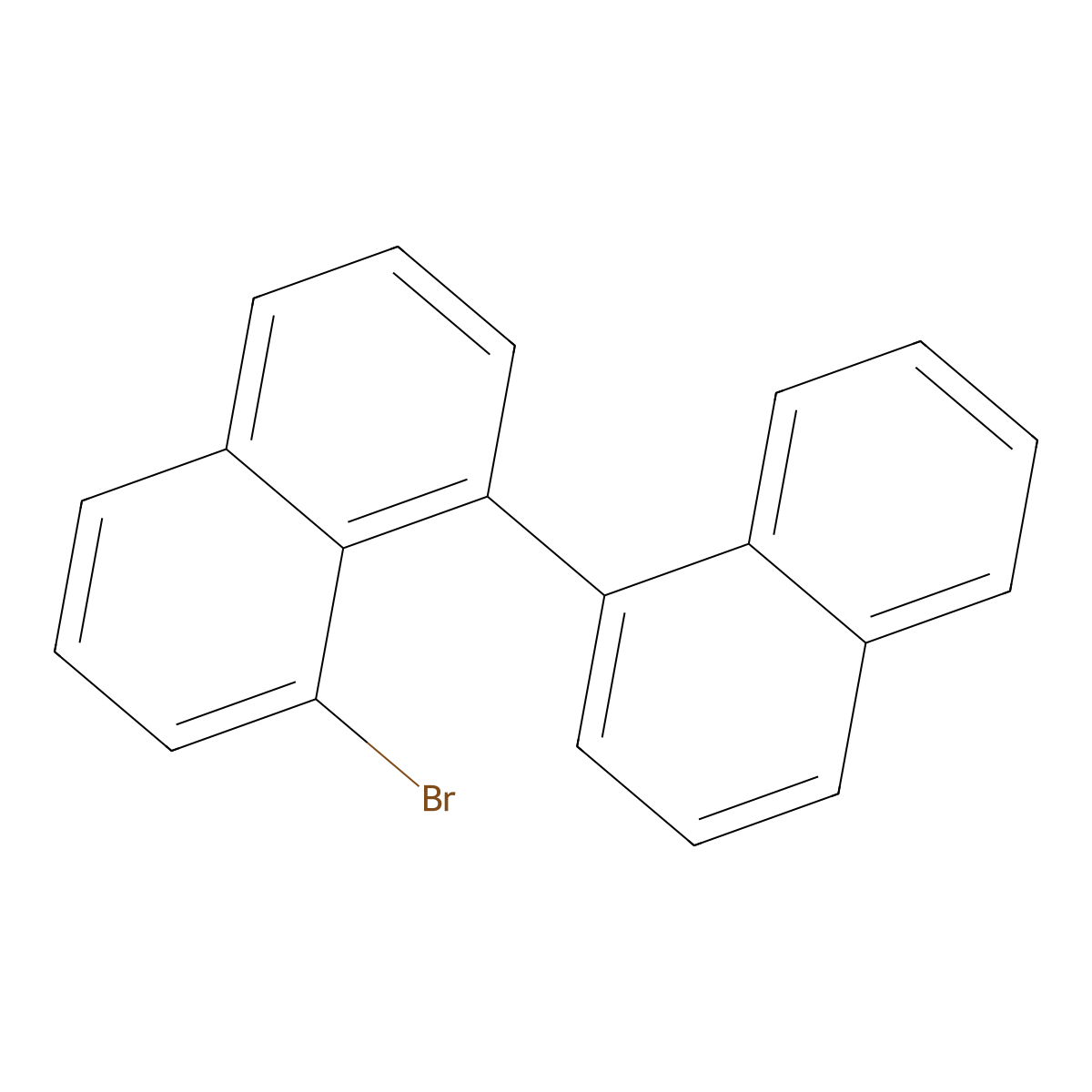 8-Bromo-1,1'-binaphthalene molecular structure, CAS 189824-08-6
