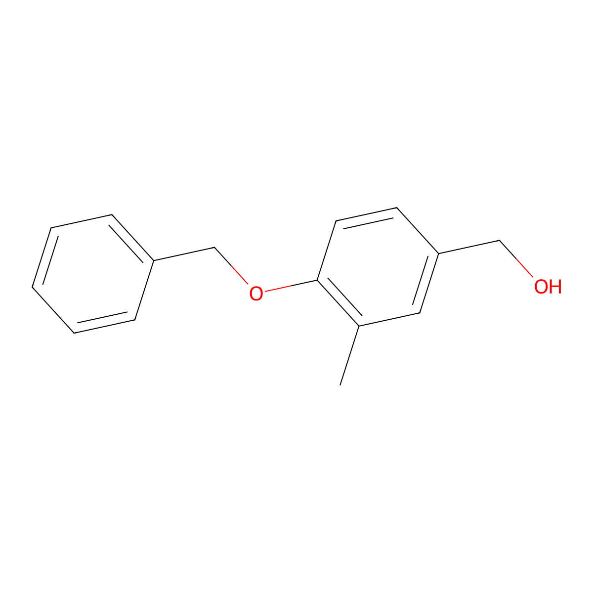 (4-(Benzyloxy)-3-methylphenyl)methanol molecular structure, CAS 1898255-67-8