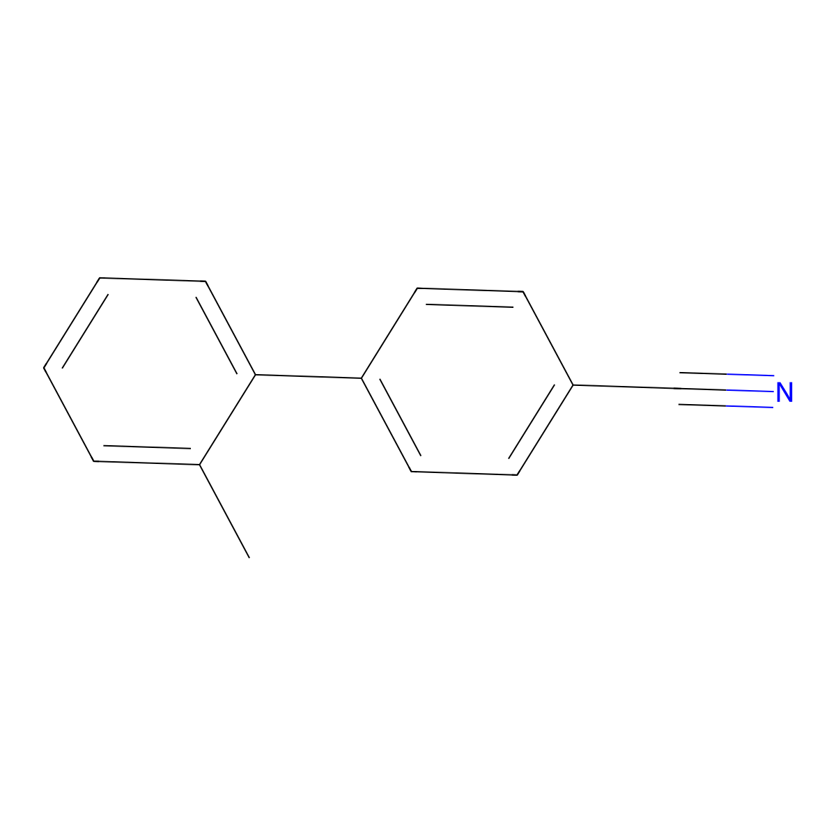 4-(2-Methylphenyl)benzonitrile molecular structure, CAS 189828-30-6