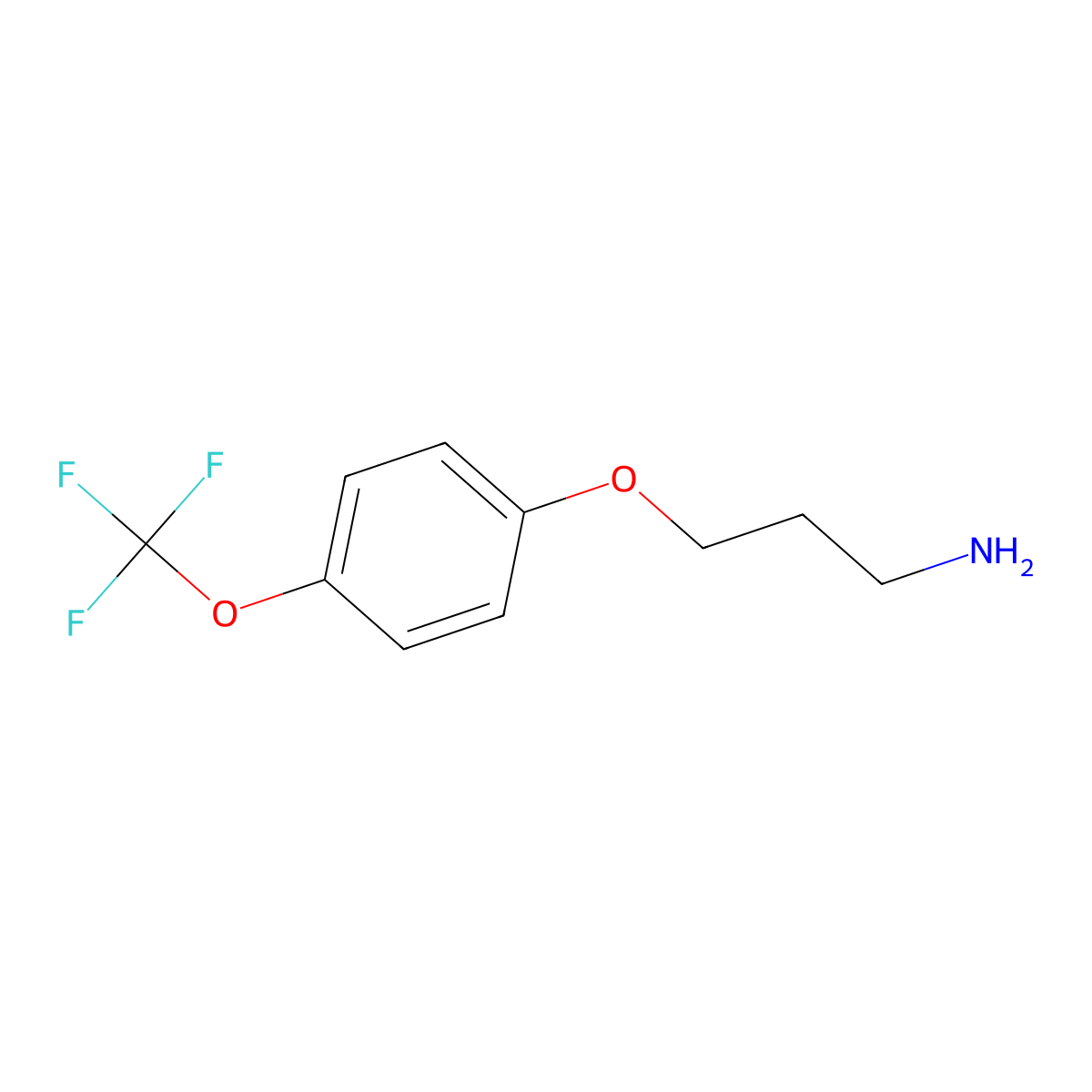 3-(4-(Trifluoromethoxy)phenoxy)propan-1-amine molecular structure, CAS 189876-53-7