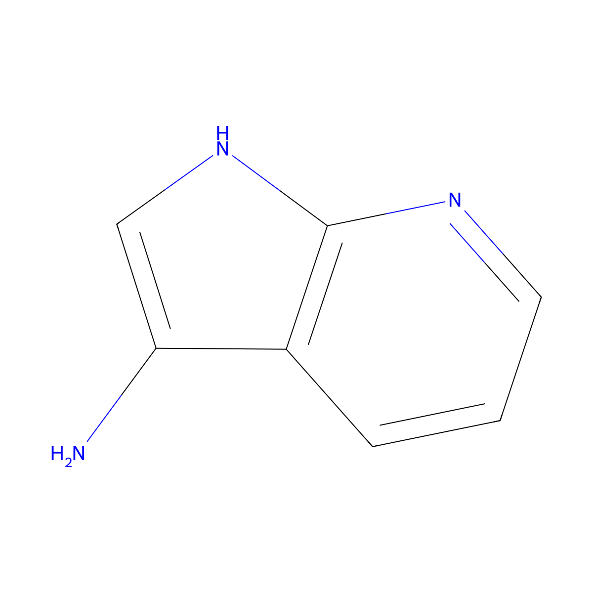 3-Amino-7-azaindole molecular structure, CAS 189882-31-3