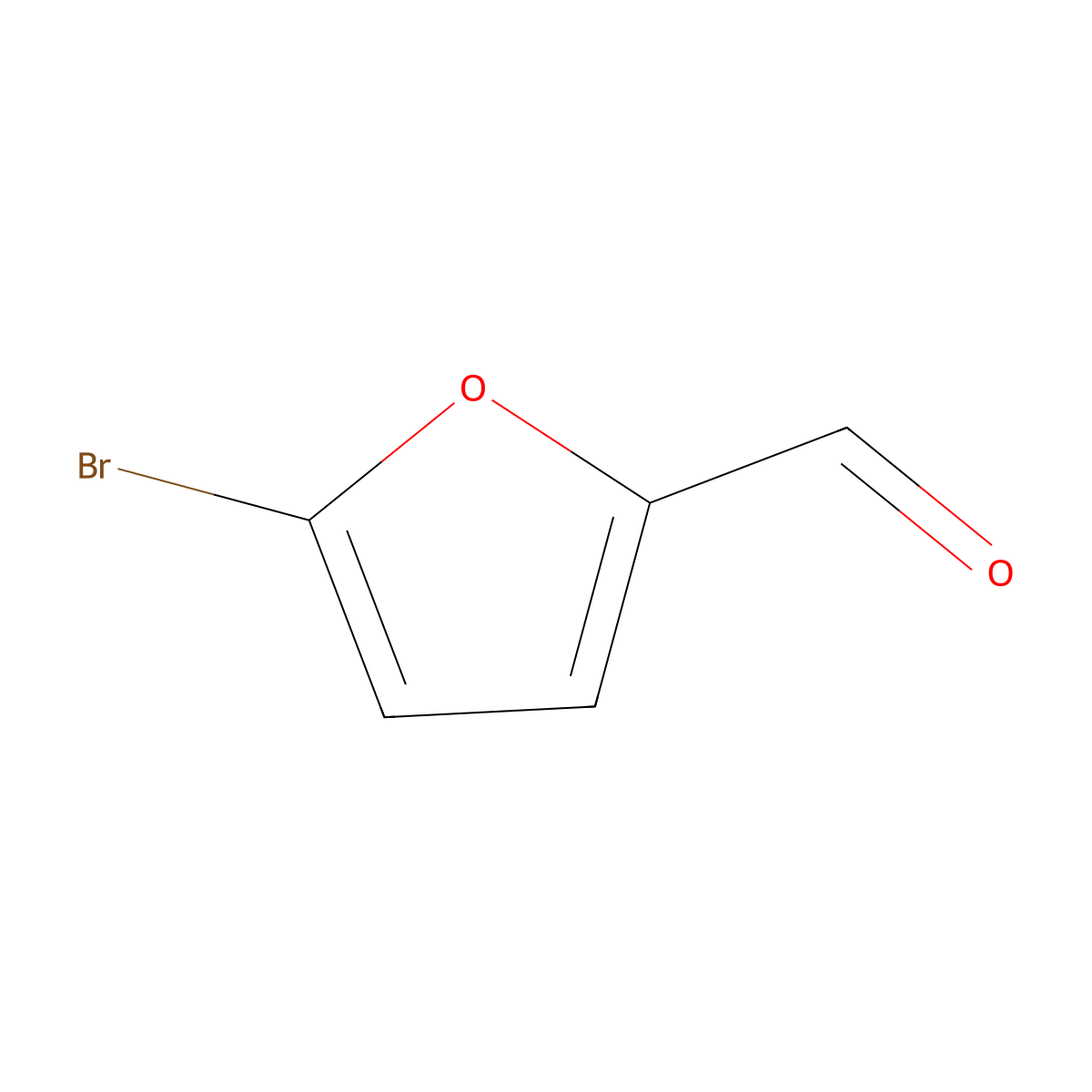5-Bromofuran-2-carbaldehyde molecular structure, CAS 1899-24-7