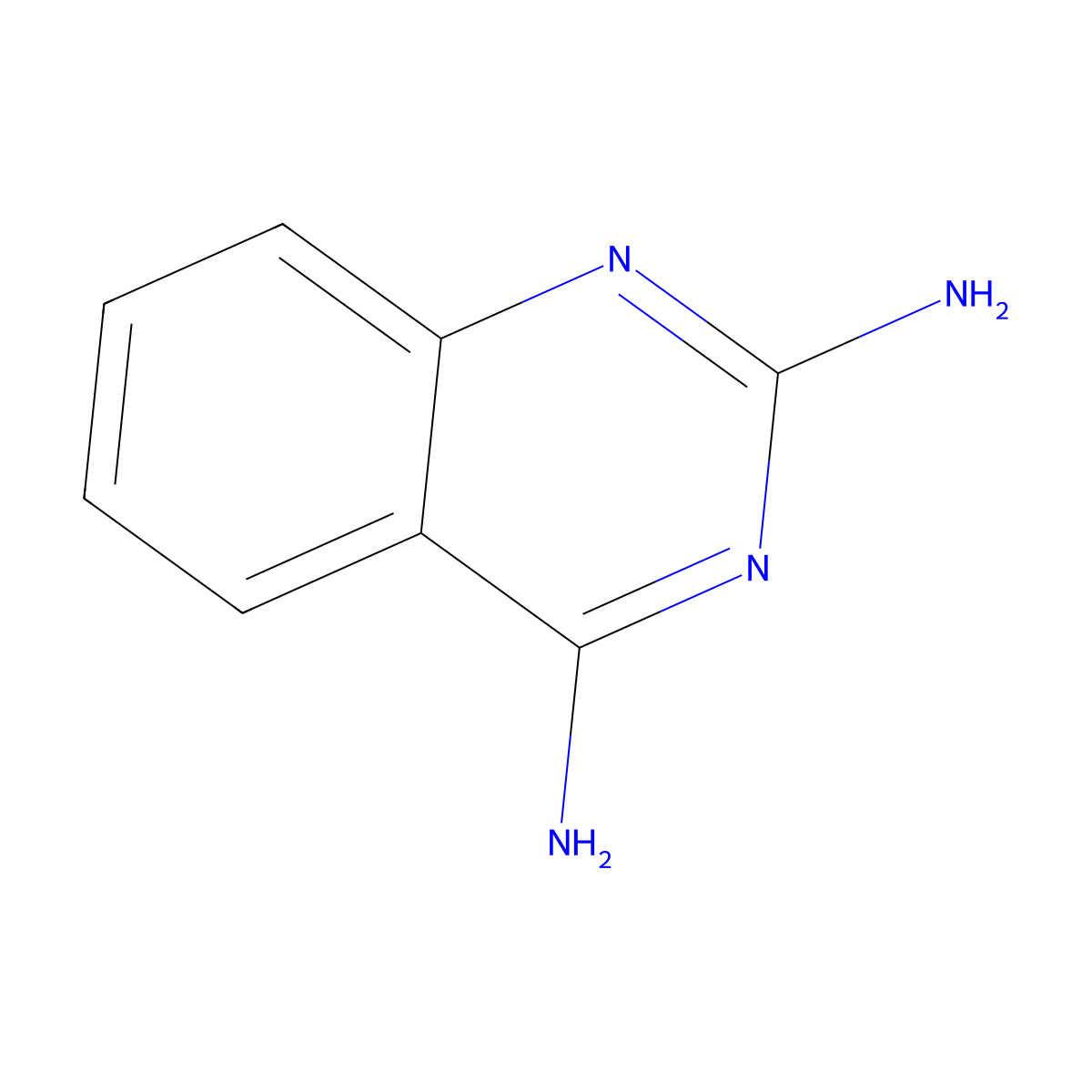 2,4-Diaminoquinazoline molecular structure, CAS 1899-48-5