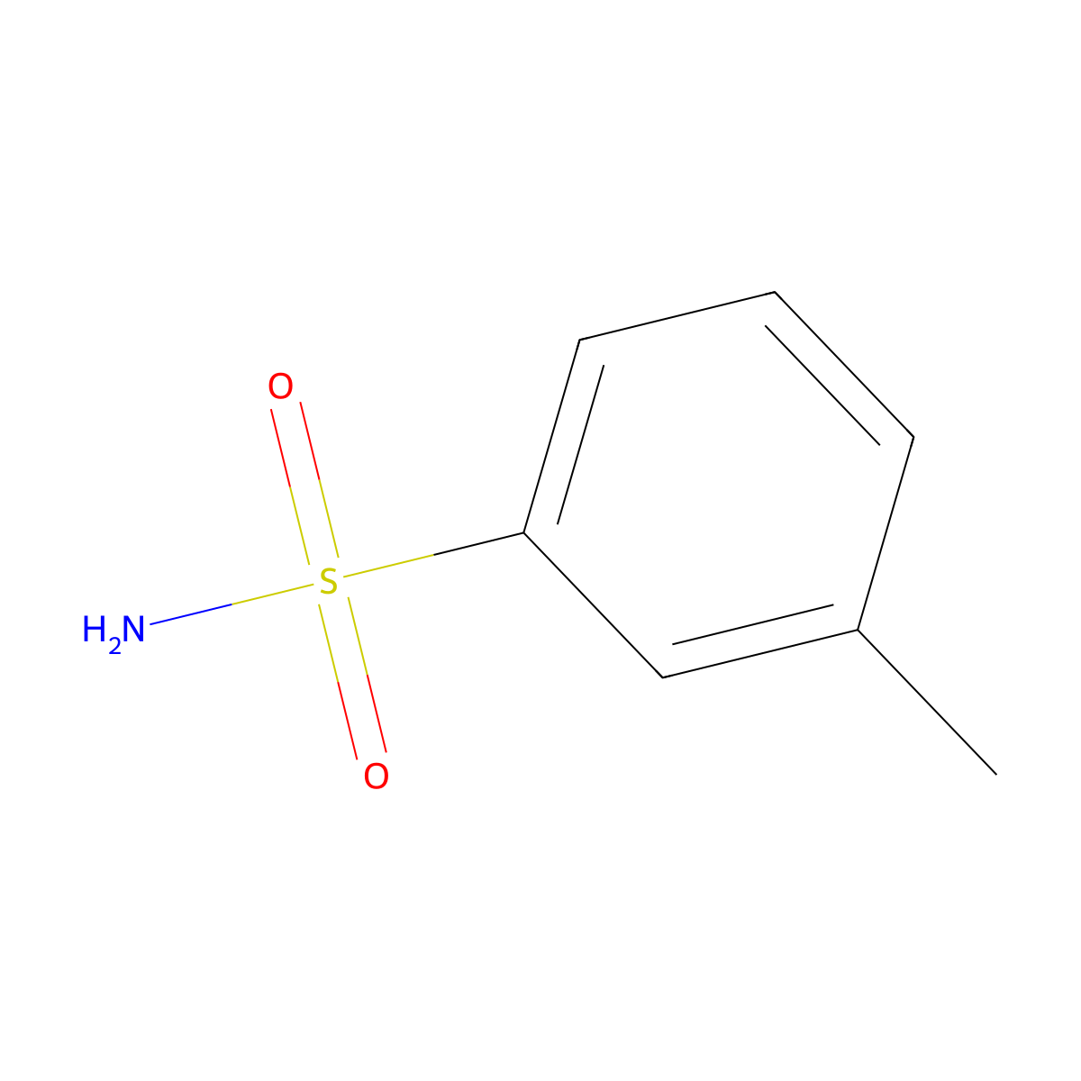 m-Toluenesulphonamide molecular structure, CAS 1899-94-1