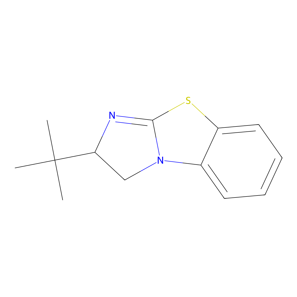 (R)-2-(tert-Butyl)-2,3-dihydrobenzo[d]imidazo[2,1-b]thiazole molecular structure, CAS 1899061-68-7