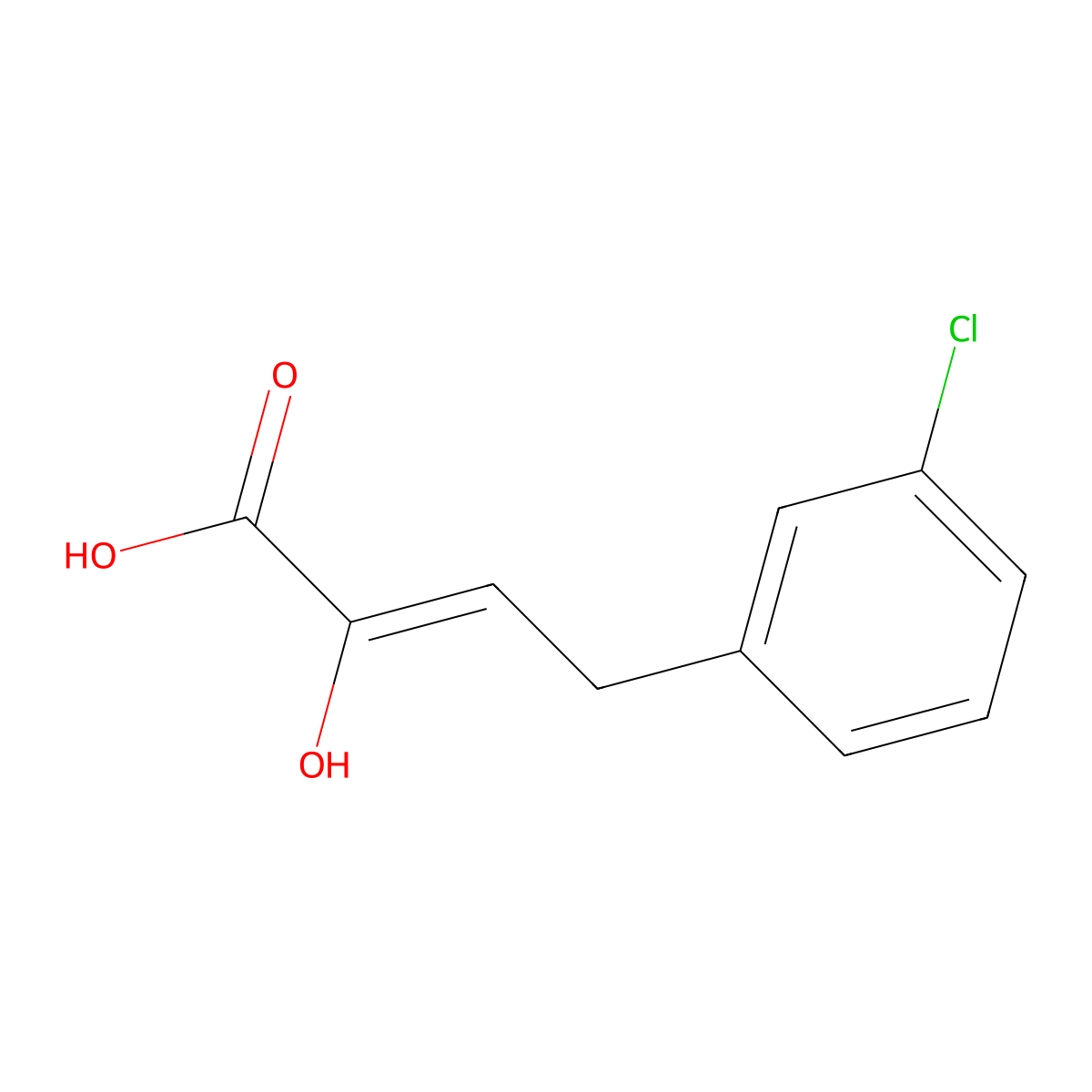 4-(3-Chlorophenyl)-2-hydroxybut-2-enoic acid molecular structure, CAS 1899087-82-1