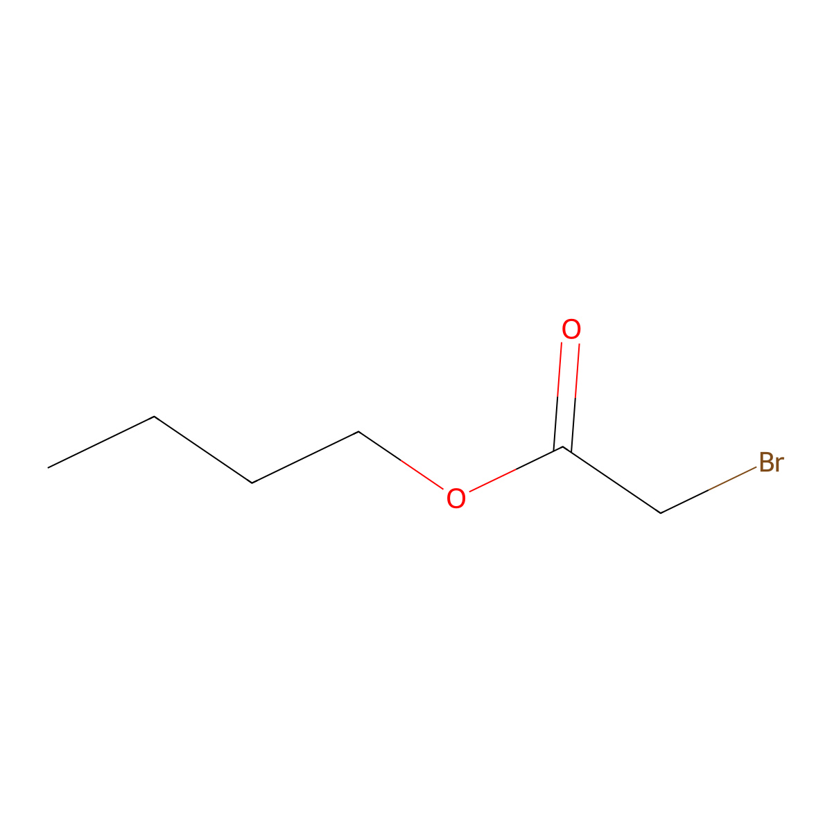 Butyl bromoacetate molecular structure, CAS 18991-98-5
