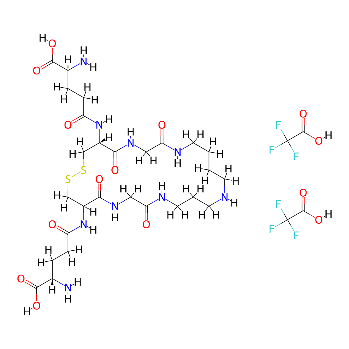 Trypanothione (TFA) molecular structure, CAS 1899127-69-5