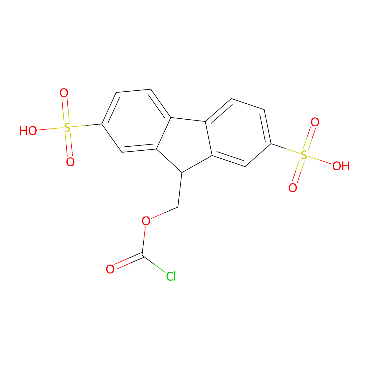 Smoc-Cl molecular structure, CAS 1899144-09-2
