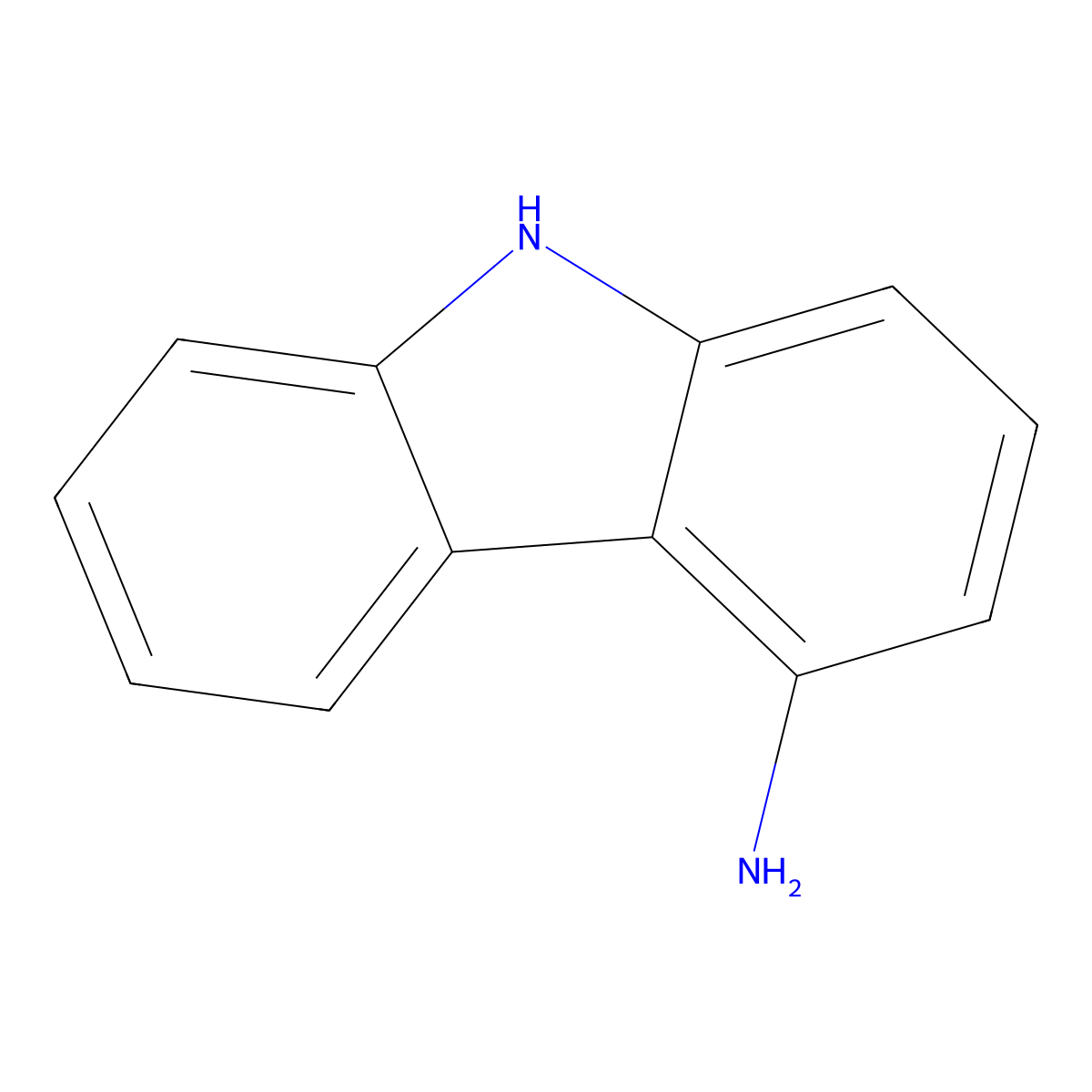 9H-Carbazol-4-amine molecular structure, CAS 18992-64-8