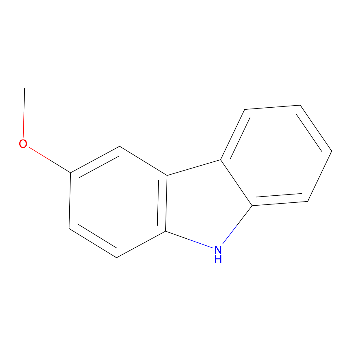 3-Methoxy-9H-carbazole molecular structure, CAS 18992-85-3