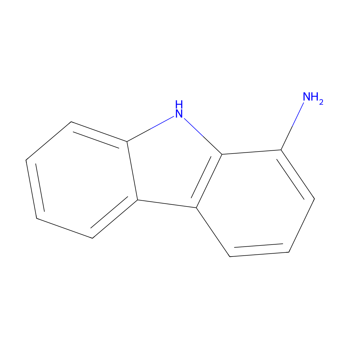 9H-Carbazol-1-amine molecular structure, CAS 18992-86-4