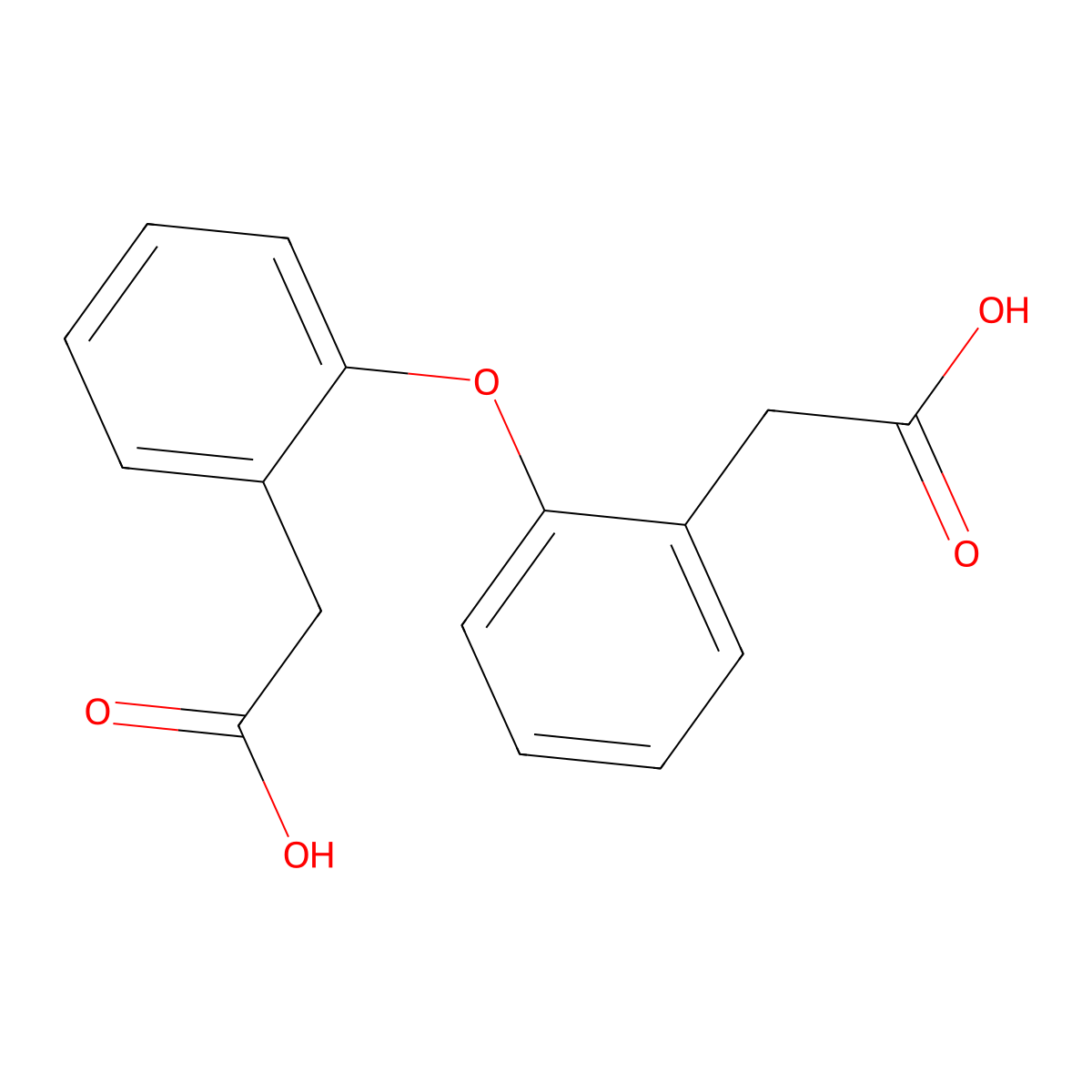 2,2'-(Oxybis(2,1-phenylene))diacetic acid molecular structure, CAS 18993-57-2