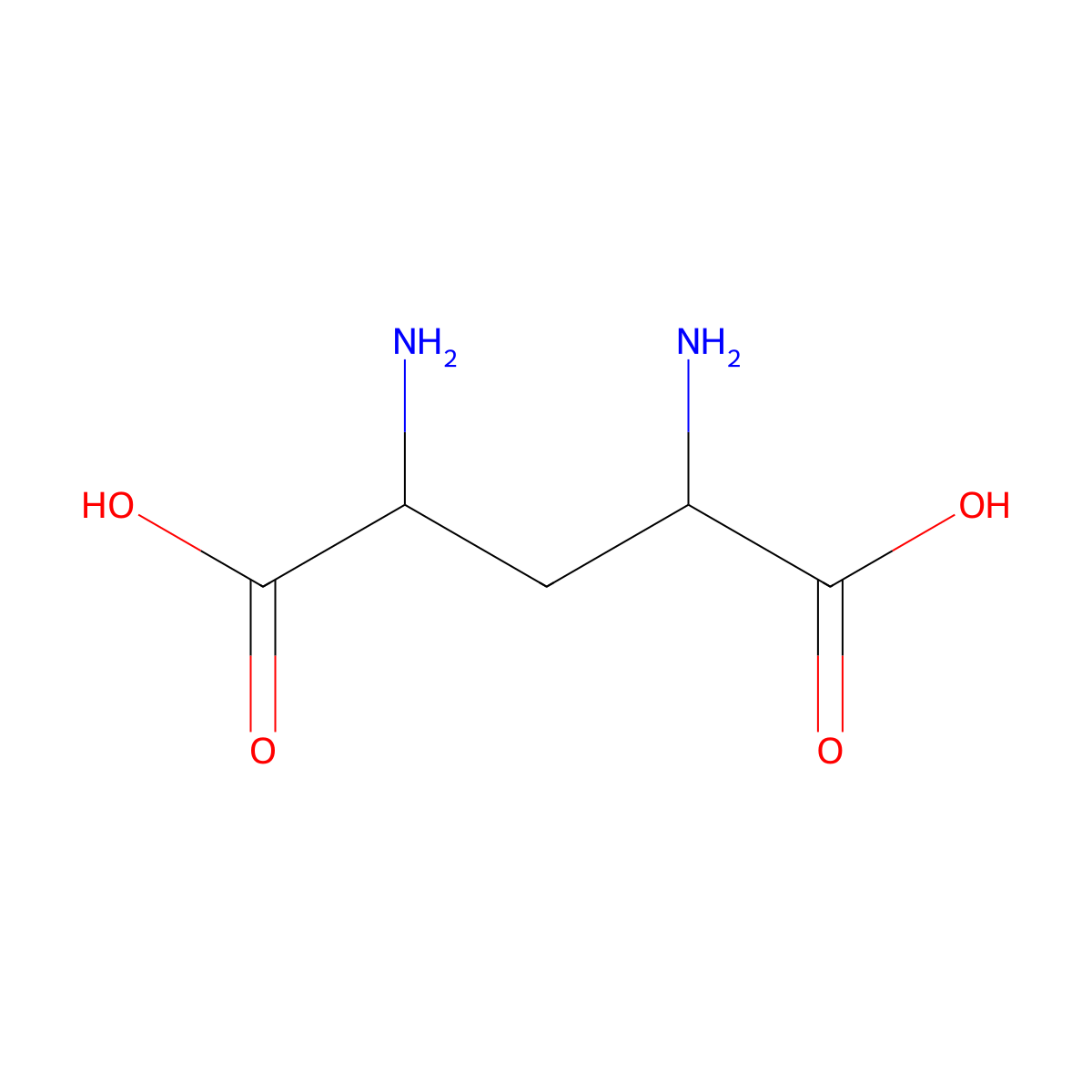 D-Glutamic acid, 4-amino-, (4R)- molecular structure, CAS 189938-24-7