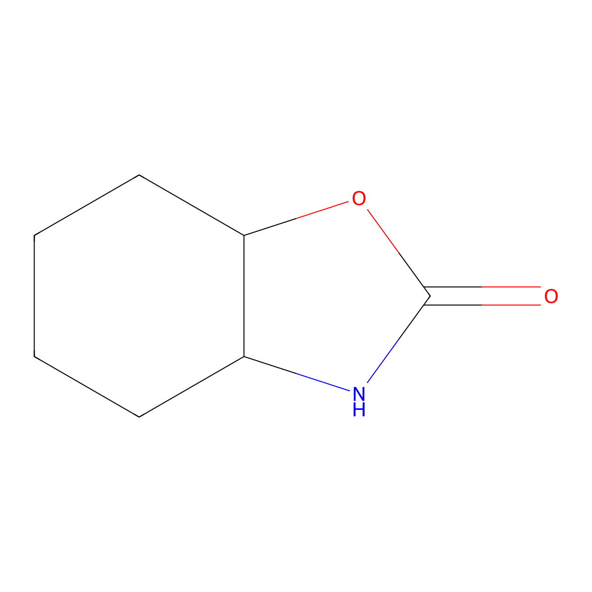 (3aS,7aS)-octahydro-1,3-benzoxazol-2-one molecular structure, CAS 189942-51-6