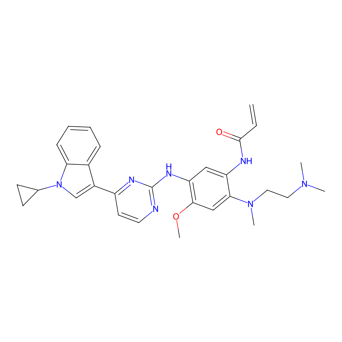 Aumolertinib molecular structure, CAS 1899921-05-1