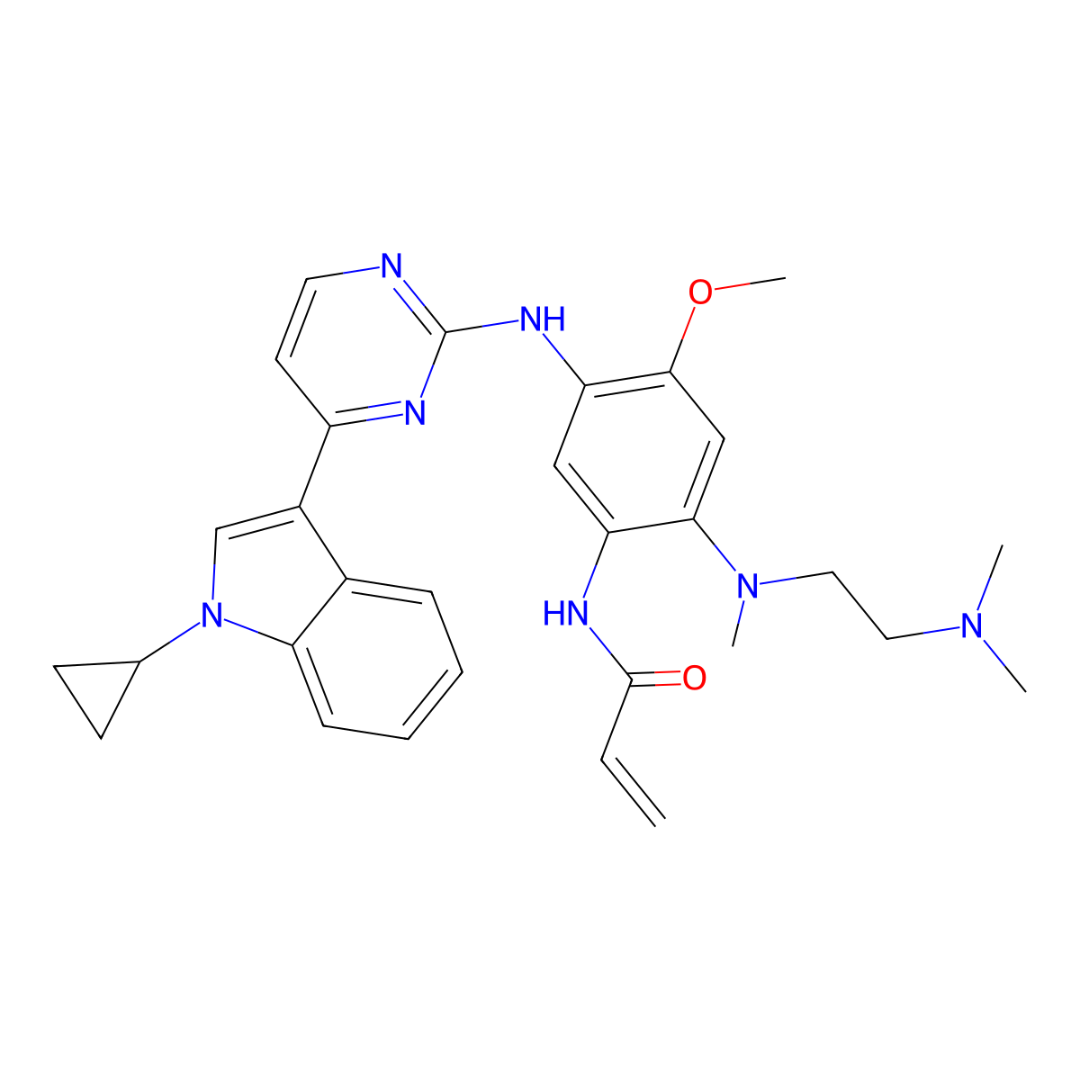 Aumolertinib molecular structure, CAS 1899921-05-1