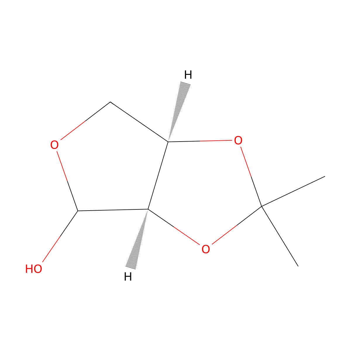 2,3-O-Isopropylidene-D-erythrofuranose molecular structure, CAS 189996-60-9
