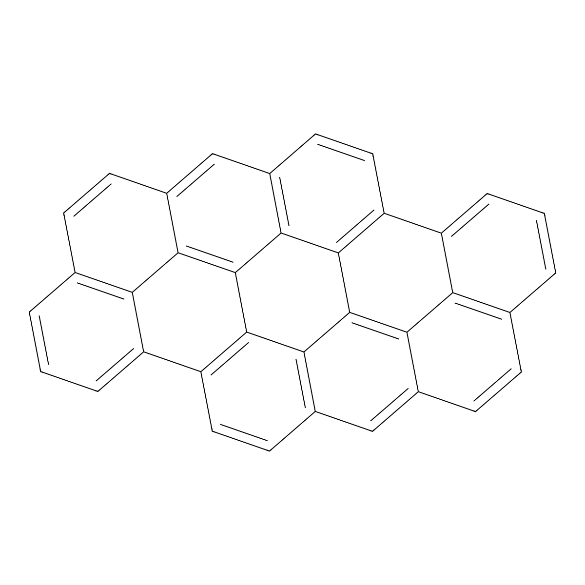 Dinaphtho[8,1,2-abc:8',1',2'-jkl]coronene molecular structure, CAS 190-47-6