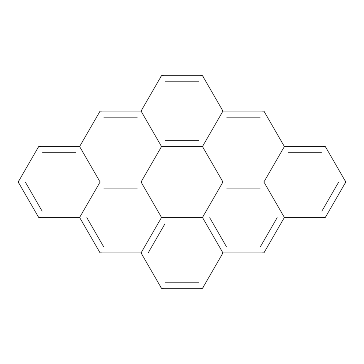 Dibenzo(bc,kl)coronene molecular structure, CAS 190-55-6