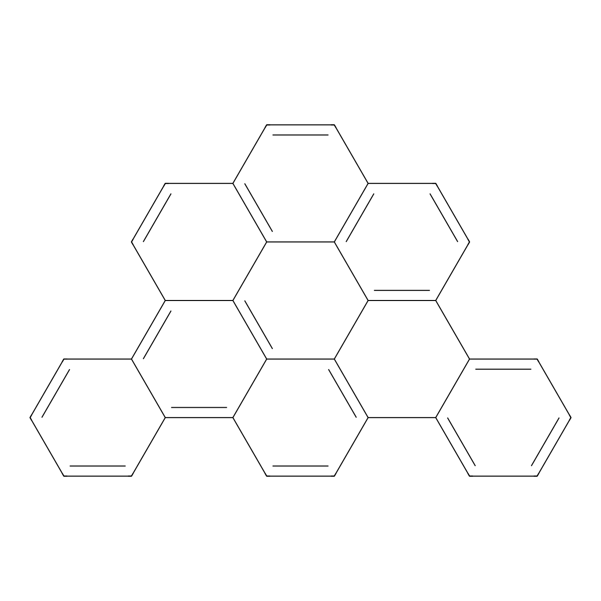 Dibenzo(a,g)coronene molecular structure, CAS 190-66-9