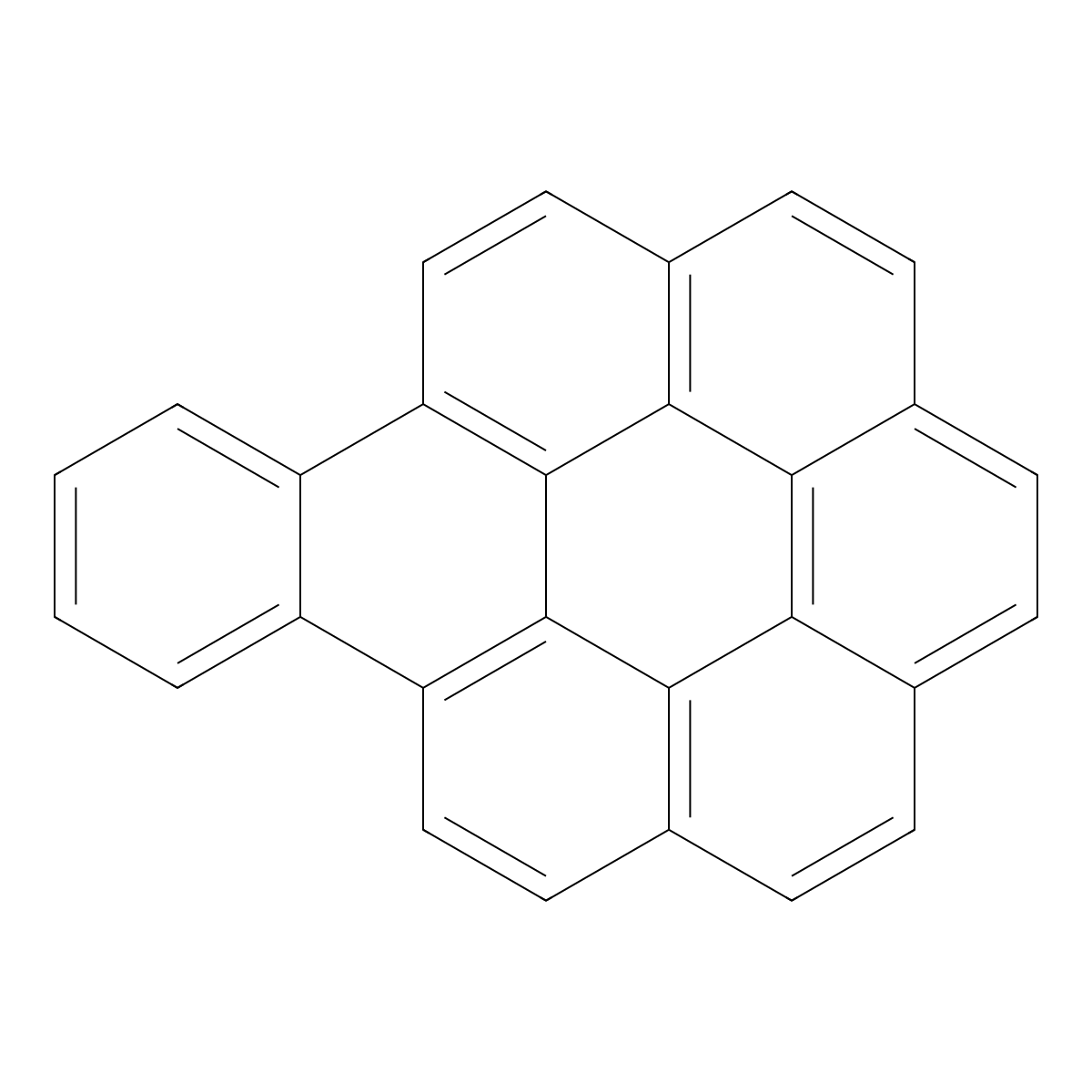 Benzo[a]coronene molecular structure, CAS 190-70-5